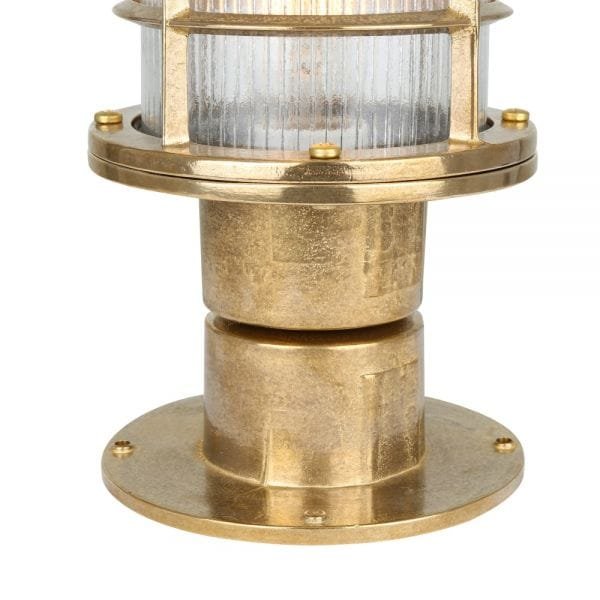 Tulia Brass Outdoor Column Pathway Light IP64 - Image 2